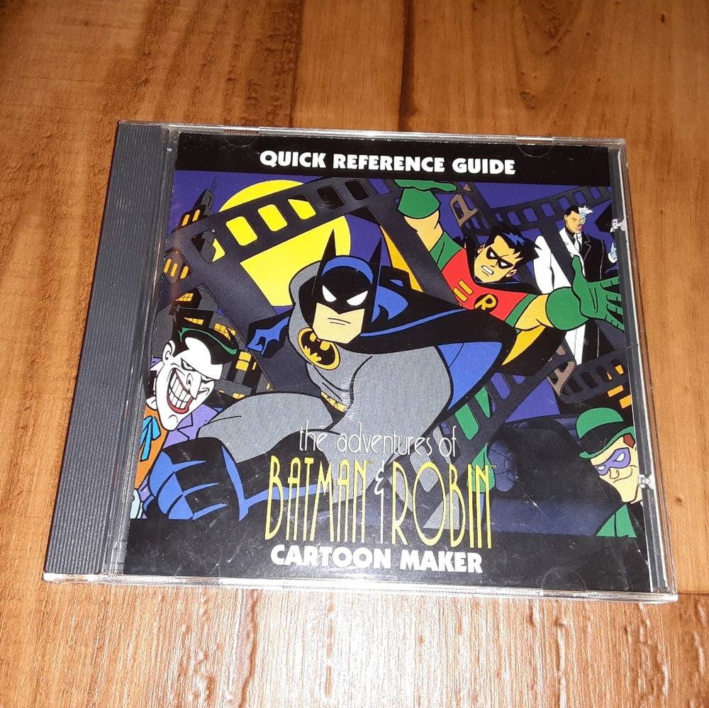 THE ADVENTURES OF BATMAN & ROBIN CARTOON MAKER CD-